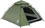 Lumaland Pop Up Camping Zelt | 2-3 Personen Kuppelzelt 215 x 195 x 120 cm| 4 Jahreszeiten Igluzelt | Outdoor...