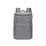 Warooma Isolierter Kühl-Rucksack, auslaufsicher, weiche Kühltasche, leicht, Schulter-Rucksack für Männer und...