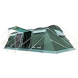 Skandika Tunnelzelt Montana 8 Personen | Camping Zelt mit eingenähten Zeltboden, mit Sleeper Technologie, 3-4...