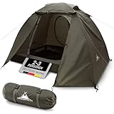 WANDERFALKE® Zelt 2-3 Personen wasserdicht, Ultraleicht & kleines Packmaß - Outdoor Zelte für Camping, Trekking,...