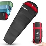 NORDMUT® Sommerschlafsack Ultraleicht mit kleinem Packmaß [100 GSM] Komfortabler Schlafsack Sommer - Sleeping Bag...