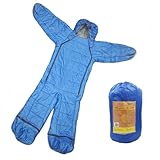 EnergieSack Schlafsack mit Armen und Beinen Anziehbarer Menschenschlafsack für innen und außen, wasserdicht für...