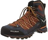 Salewa MS Mountain Trainer Lite Mid Gore-TEX Herren Trekking- & Wanderstiefel, Schwarz (Black Out/Carrot), 41 EU