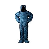 SICOFD Schlafsack Anzug Deckenschlafsack Mumienschlafsack, Schlafsack für Erwachsene mit Armen und Beinen Leicht...