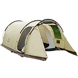 Aufblasbares Zelt mit großer Kapazität für 4 Personen,CampFeuer Zelt 415 * 235 * 160cm,Zelt für vier...