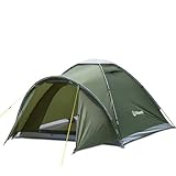 Campingzelt mit Vorraum, Zelte Tilenvi Camping Zelt für 2-4 Person, PU5000 wasserdichte Zelt für Camping Reise...