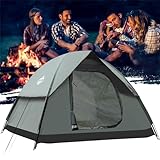 Camping Zelt, Kuppelzelte für 2-3 Personen, Familienzelt Camping und Backpacking Zelte Wasserdicht & Winddicht...