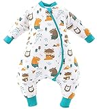 Chilsuessy Baby Winterschlafsack Schlafsack mit Füssen kleine Kinder Ganzjahres Winter Schlafsack Schlafanzug für...