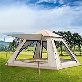 Jargrovs Camping Zelt Automatisches Sofortzelt 4 Personen Pop Up Zelt 4 Jahreszeiten Außen Kuppelzelt Wurfzelt mit...
